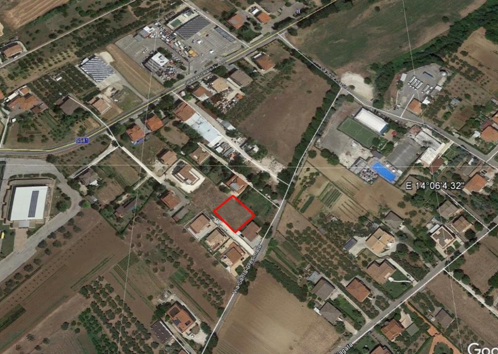Vendita Terreni Cepagatti - Terreno edificabile con progetto approvato a Cepagatti in C.da S.Agata Località Via Santa Cresimata